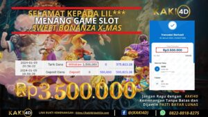 BUKTI KEMENANGAN MEMBER KAKI4D
